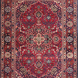 Persian Tabriz rug 4'7 X 6'3 - Area Rugs
