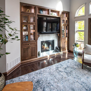 Stunning Fireplace Entertainment Center/Built-in Wall Unit
