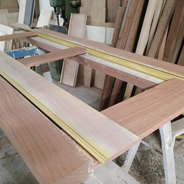 External slatted doors