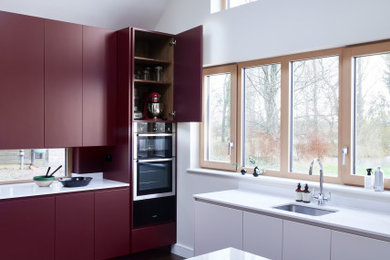 Inspiration for a medium sized contemporary kitchen in Wiltshire.
