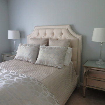 Gray Meets Beige in the Bedroom