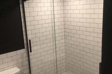 Inspiration for a modern bathroom remodel in Other