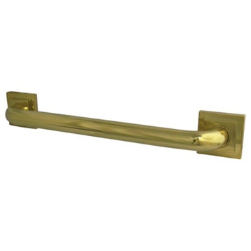 Kingston Brass Polished Brass Claremont 36" Decorative Grab Bar DR614362