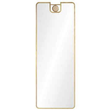 Kepler Wall Mirror, Clear and Gold