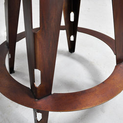 Sheet Metal Tractor Stools - Bar Stools And Counter Stools