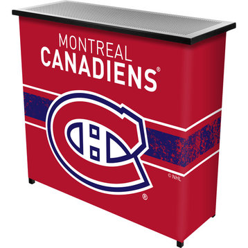 NHL Portable Bar With Case, Montreal Canadiens