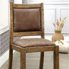 Bowery Hill Faux Leather Dining Chair (Set of 2)