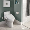 Toto Washlet A100 Bidet Toilet Seat, SoftClose Lid, Elongated, Cotton White