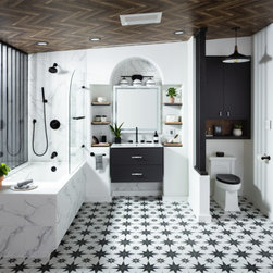 Duravit ME by Starck 33" Ceramic Vanity Top - Vanity Tops And Side Splashes