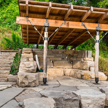Boardwalk, Covered Terrace Outlook, Fire Pit, & Water Feature- Whitefish Bay, WI
