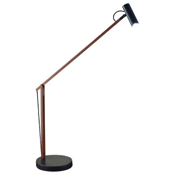 Crane LED Desk Lamp, Walnut