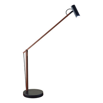 Crane LED Desk Lamp, Walnut