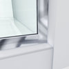 DreamLine Linea Single Panel Shower Screen 30"Wx72" Open Entry Design in Chrome