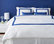 LaCozi Cotton Sateen Modern Boutique Hotel Collection Royal Blue Duvet Cover Set