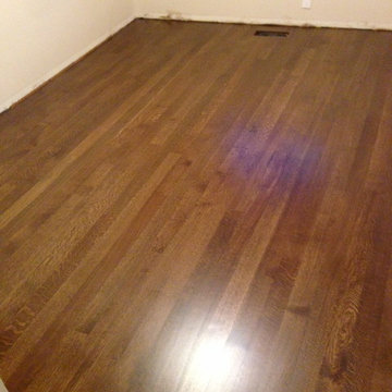 3 1/4" rift an quartered white oak, Bona stain and Mega satin finish