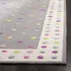Safavieh Kids 8' x 10' Hand Tufted Wool Rug in Gray and Ivory