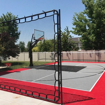 The Ideal Multi-Sports Backyard Home COURT