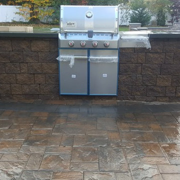 Waterfall patio