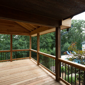 Cedar Covered Deck