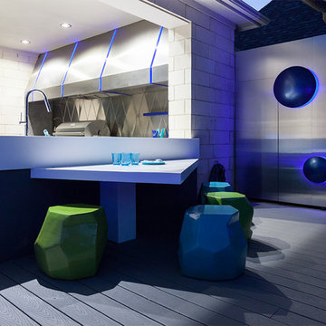 Outdoor Pool and Entertainment Area