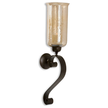 Uttermost 19150 Joselyn Bronze Candle Wall Sconce
