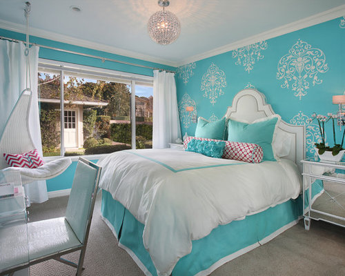 Blue Girl Room Home Design Ideas, Pictures, Remodel and Decor
