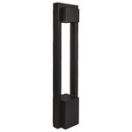 WAC Lighting - Park LED 12V Bollard 2700K, Black - The Park LED Bollard Landscape Light offers illumination to cast out darkness and create a safer landscape space. Made from die-cast aluminum for lasting durability, the Park LED Bollard features a sleek build with long rectangular openings. A concealed acrylic white diffuser projects an internal downlight that radiates down and out through the rectangular space for a stunning light display.