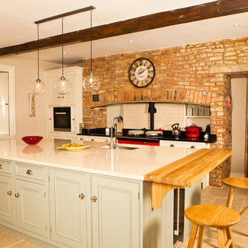 A Traditional Country Kitchen In Farmhouse Style