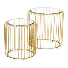 Sylvie Birdcage Side Tables, Set of 2