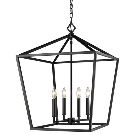 Millennium Lighting Corona Pendant, Matte Black