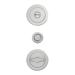 Magnetic Flush Handle 590 AC Kit - Door Hardware