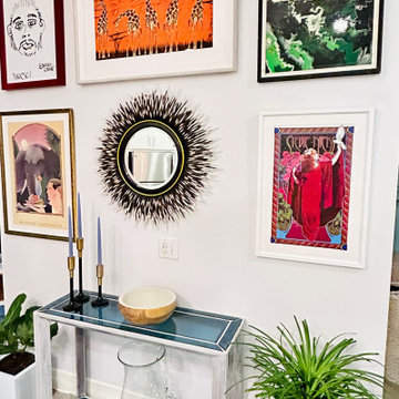 Entry way, gallery wall "wow" moment