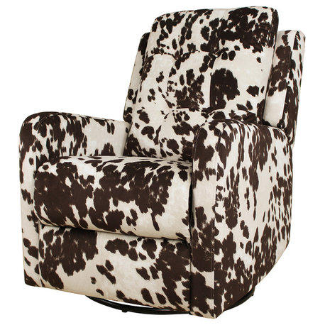Polyester 27.2" Recliner Chairs, Brown