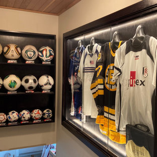 Display case for sports memorabilia