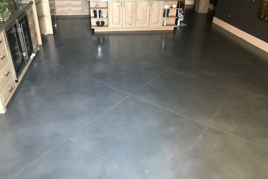 Stained Concrete In Kitchen