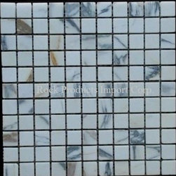 MSP211- MOSAIC CALACATTA GOLD 1X1 - Mosaic Tile