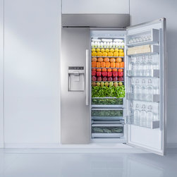 42" BUILT-IN SIDE-BY-SIDE REFRIGERATOR - UPSXB2627S - Refrigerators