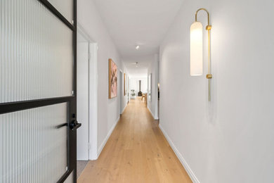 This is an example of a contemporary hallway in Melbourne.