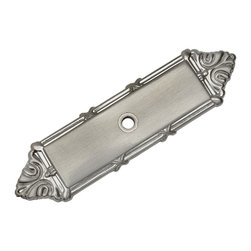 Cosmas - Cosmas 9467SN Satin Nickel Cabinet Knob Backplate, Set of 25 - Cabinet And Drawer Hardware