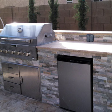 Arizona Backyard landscape contruction design