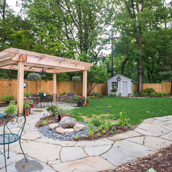 Traditional Landscape Makeover - Gazebos