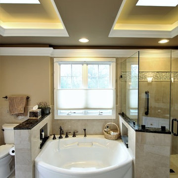 To Die For - Luxury Master Bath with double tray ceiling.