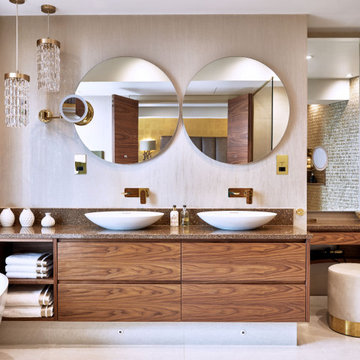 Luxury Walnut Bathroom