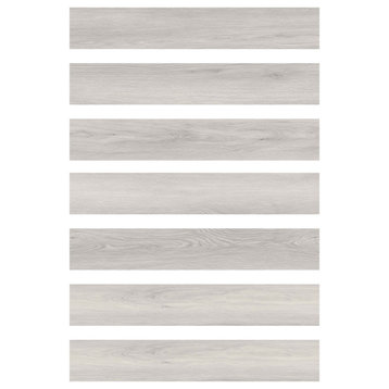 Light Grey Peel and Stick Wood Floor Planks