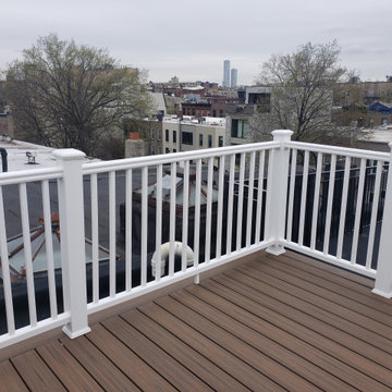 New Roof Deck, Kitchen and Bathroom Remodel on Garden Street in Hoboken