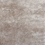 Momeni - Luster Shag, Hand-Tufted Rug, Gray, 2'3"x8' Runner - Hand-tufted of brilliant polyester, Luster Shag features a fashionable color palette and the softest of hands.