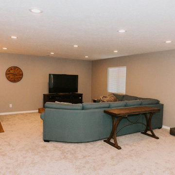 Placid Lake Transitional Basement Remodel
