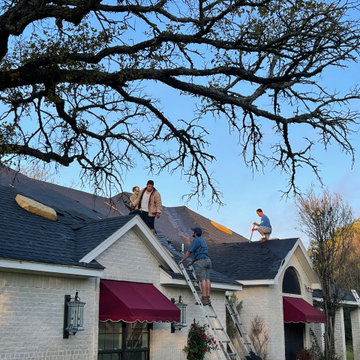 Composition Roof Installation in Willow Park, Texas