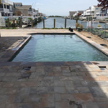 Bayside Custom Pool and outdoor Living Space