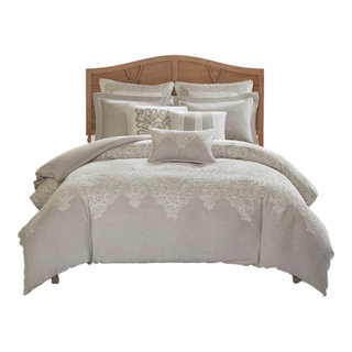 Madison Park Signature - Barely There Comforter Set - King - Natural